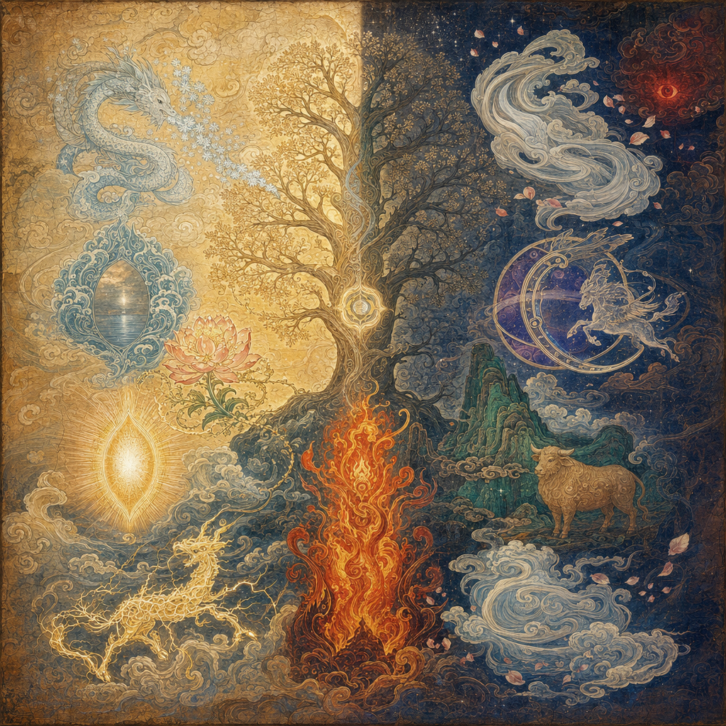 EXO — The Tree Split Between Light and Shadow