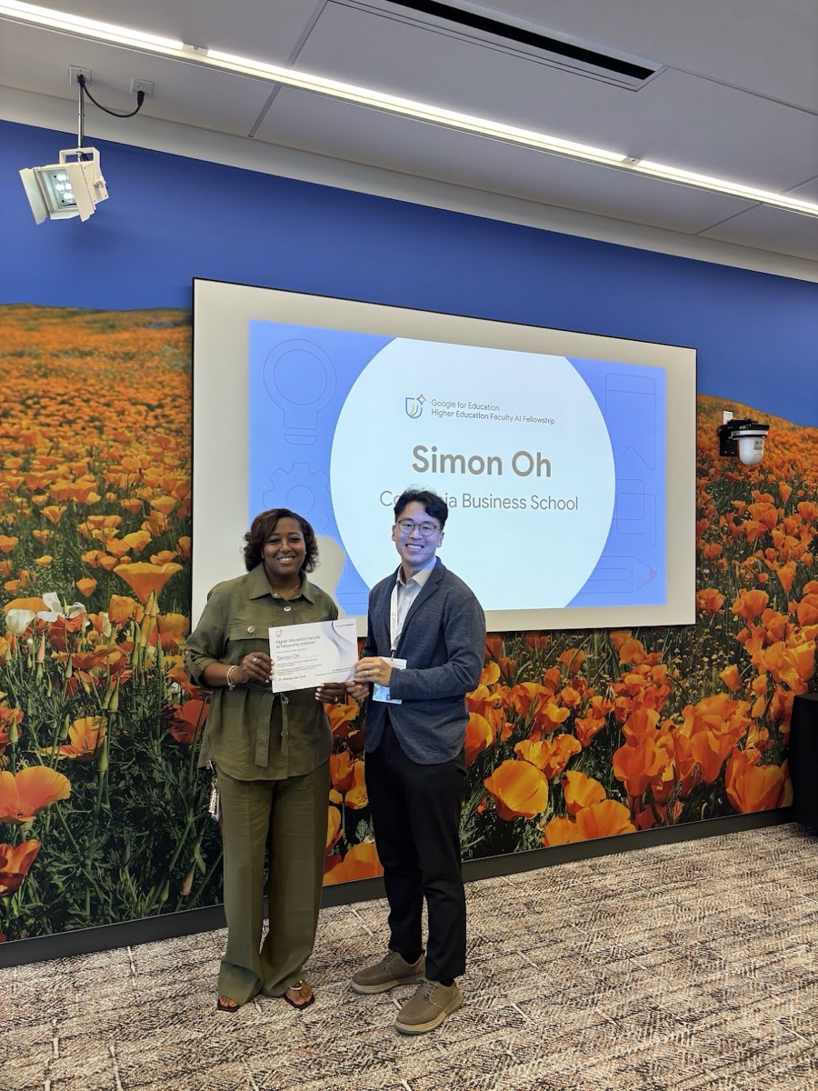 Google Faculty AI Fellowship certificate