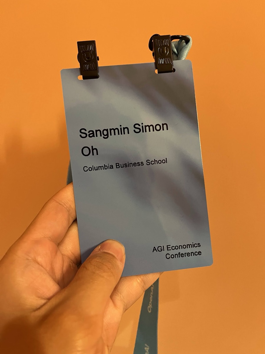 OpenAI AGI Economics Conference badge